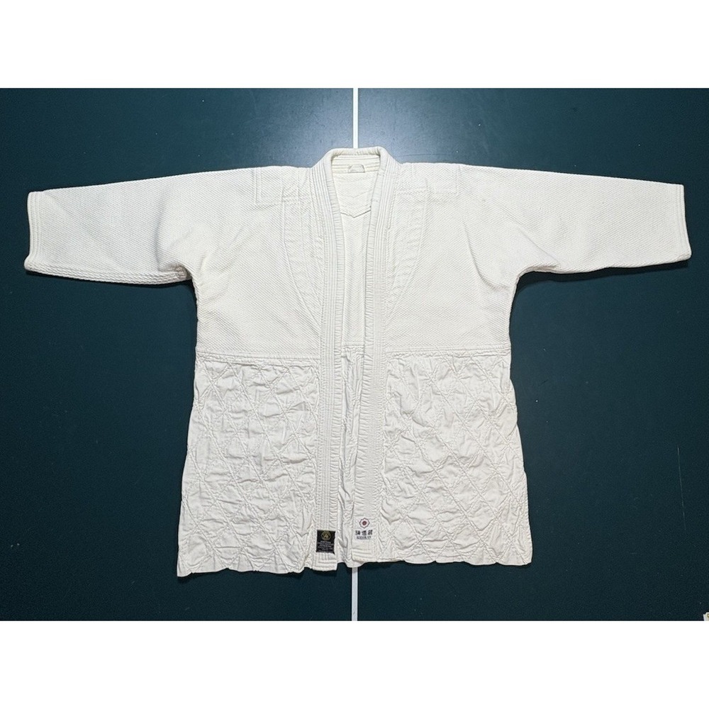 Vintage 60s Mitsuboshi Kodokan Judo Gi Jacket Made In Japan Sashiko Quilted Rare